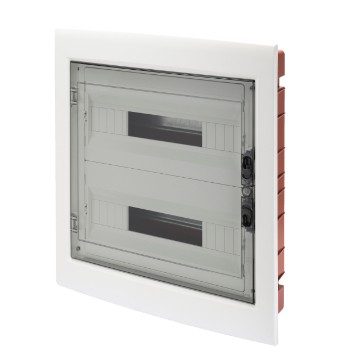 GEWISS GW40609 Rozvodnice 40 CDKi pod omítku, 36M, IP40, bílá, s dvířky, vyjímatelný rám GEWISS GW40609 Rozvodnice 40 CDKi pod omítku, 36M, IP40, bílá, s dvířky, vyjímatelný rám